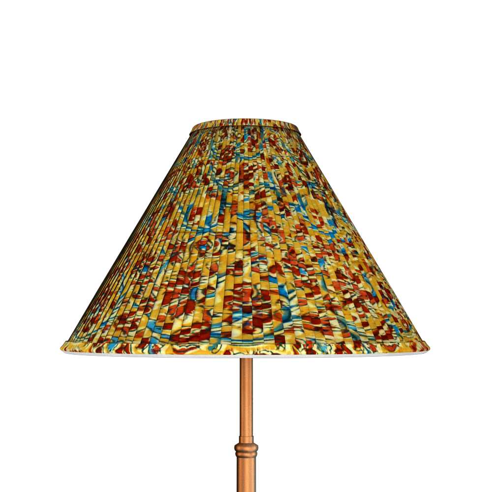 Golden Kalamkari Bloom