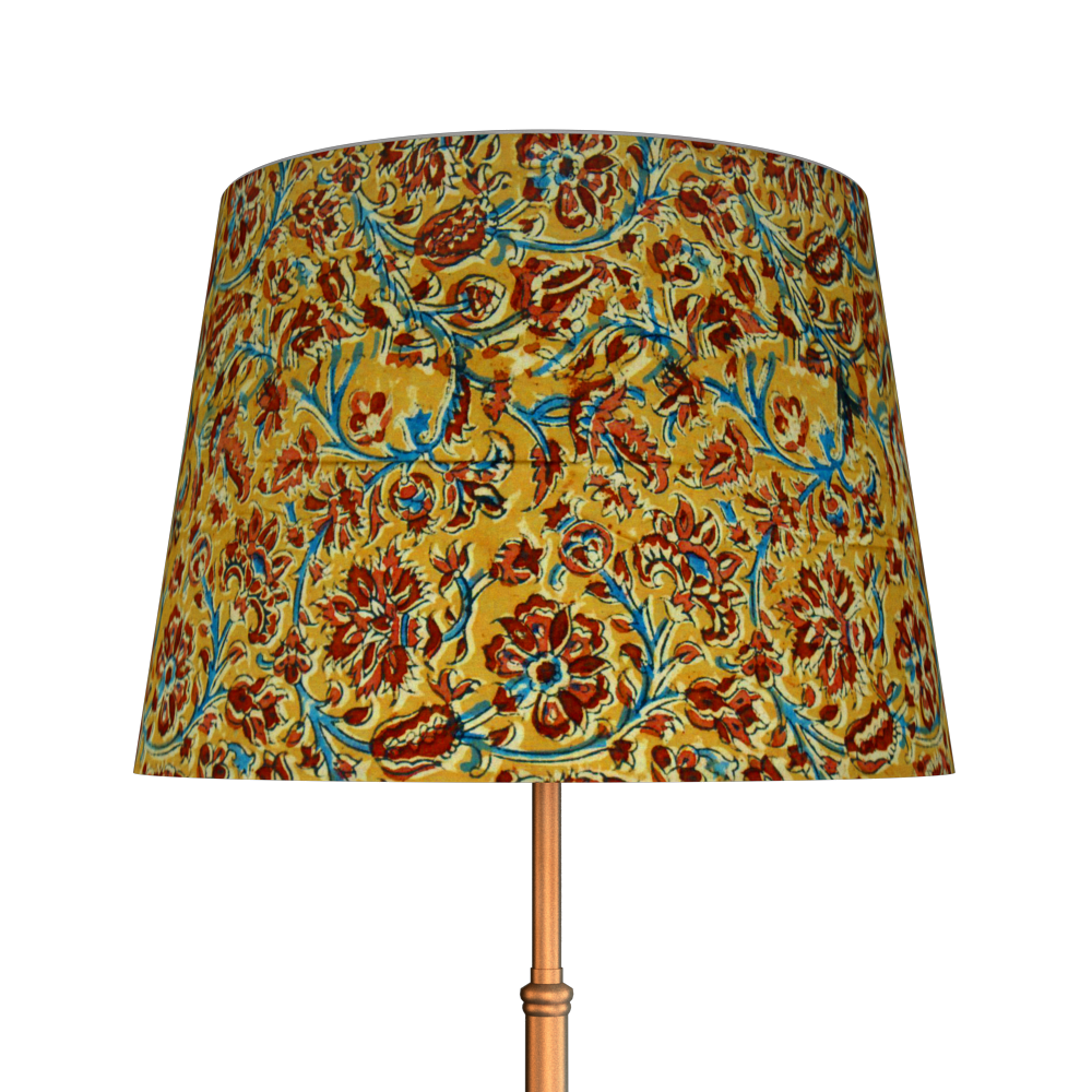Golden Kalamkari Bloom