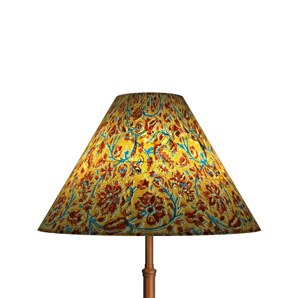 Golden Kalamkari Bloom