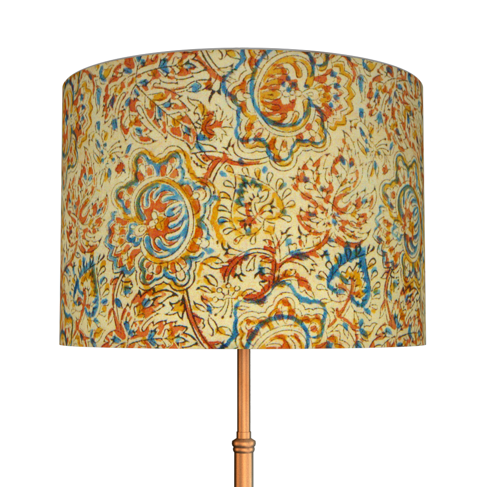 Beige Kalamkari pattern