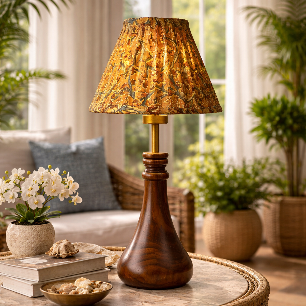 Golden Kalamkari HE Pleated & Lumo Flare Combo