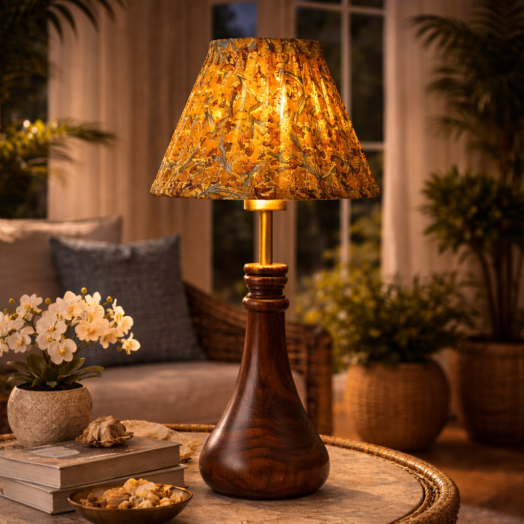 Golden Kalamkari HE Pleated & Lumo Flare Combo