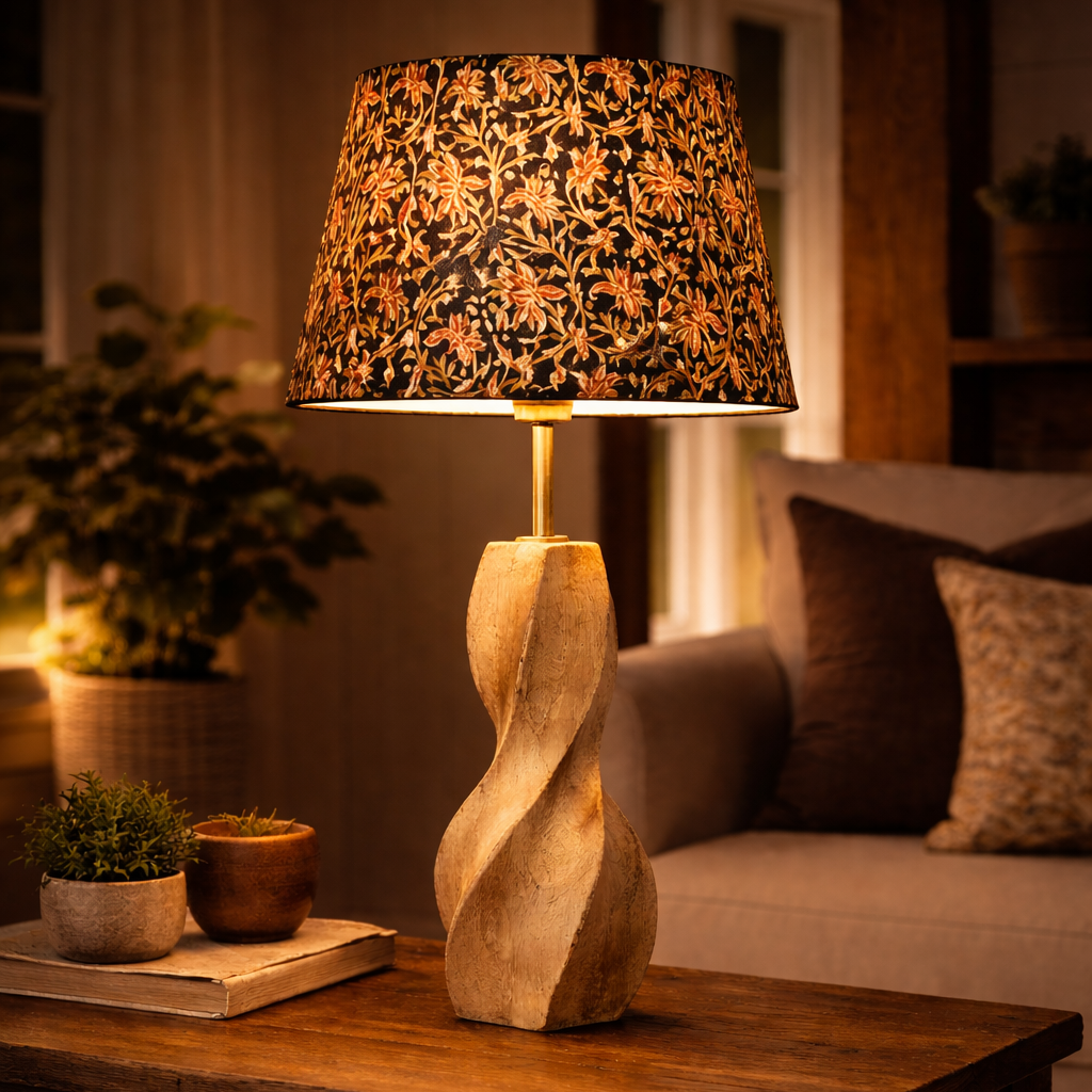 Midnight Kalamkari Straight Empire & Lumo Twist Combo