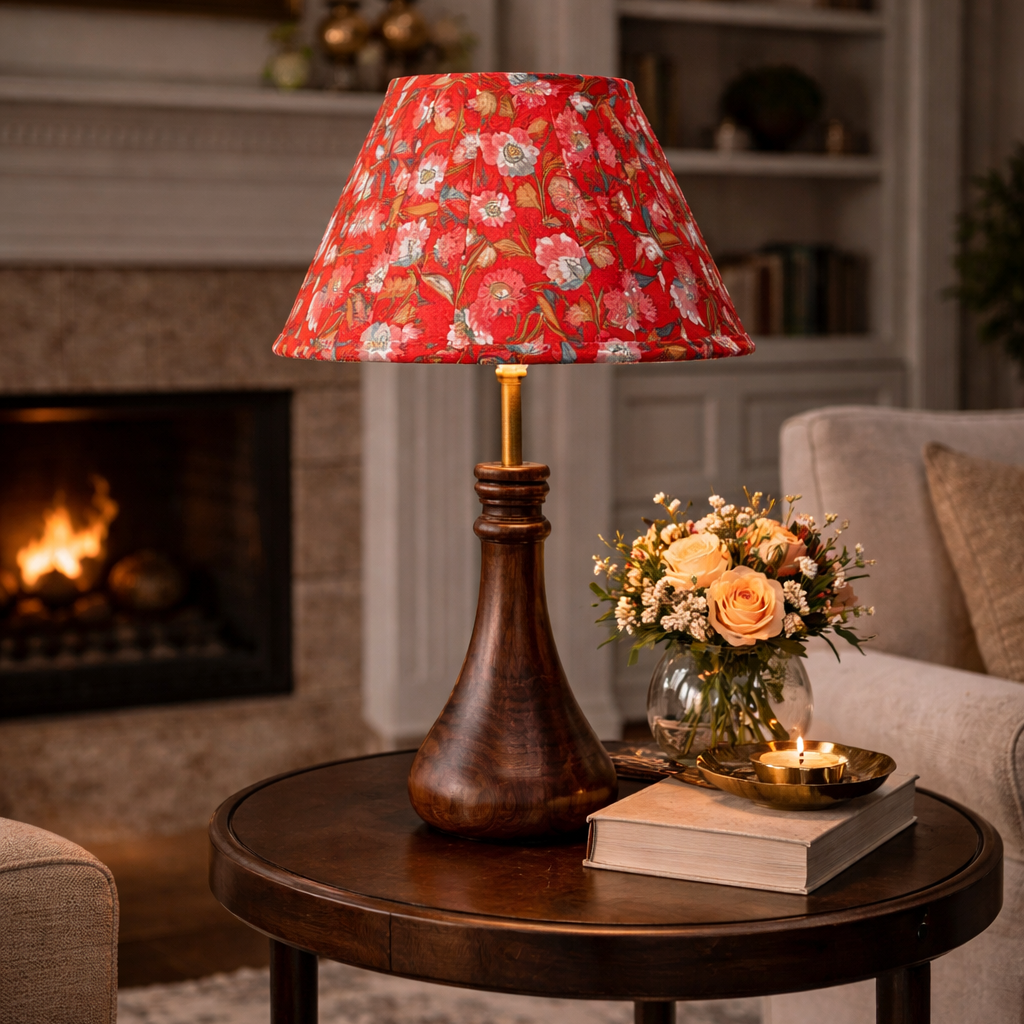 Crimson Floral HE Pleated & Lumo Flare Combo
