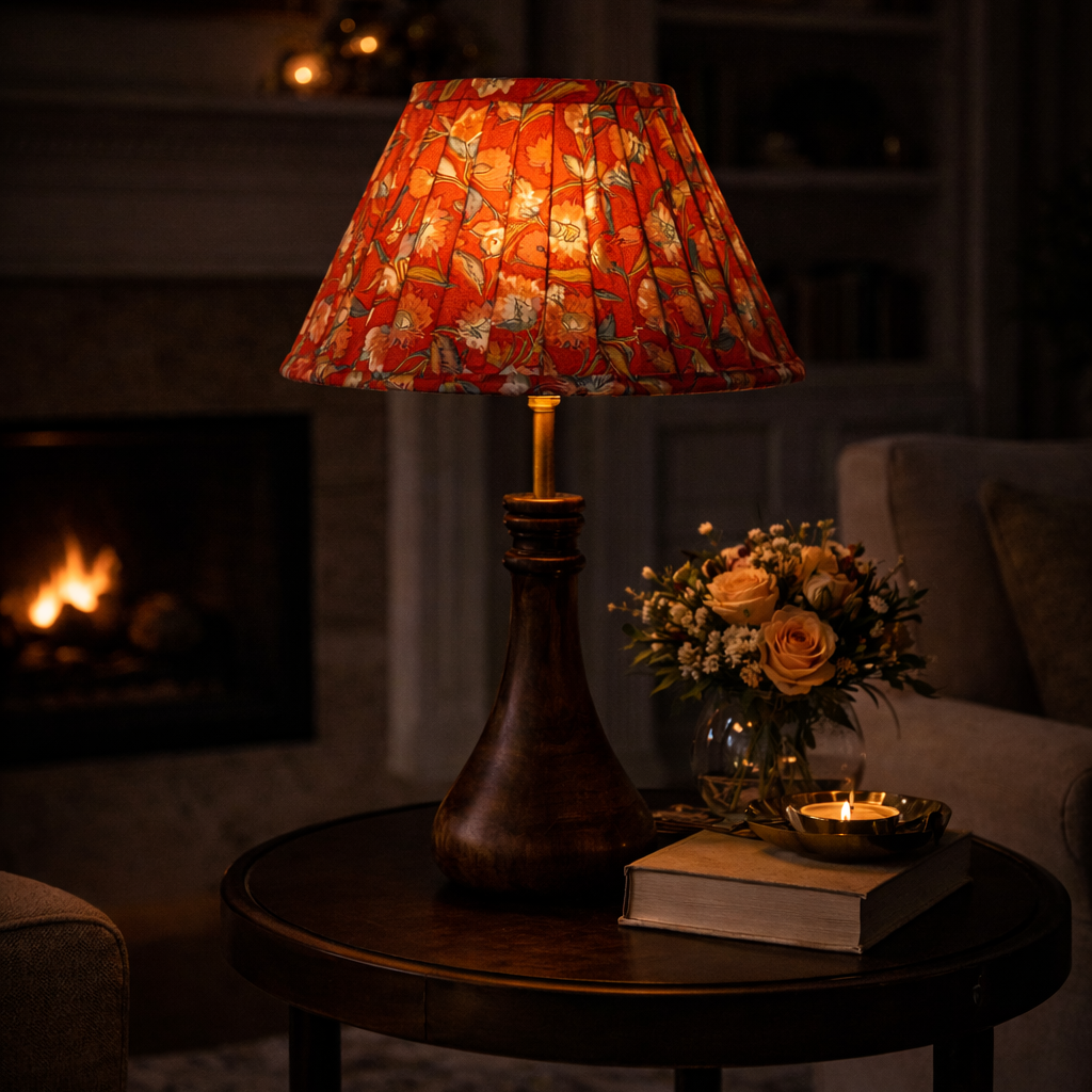 Crimson Floral HE Pleated & Lumo Flare Combo
