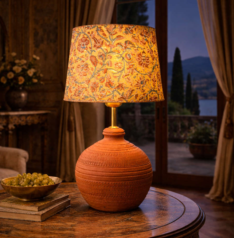 Golden Kalamkari SE & Koora Earth Red Combo