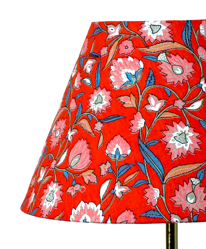 Crimson Floral - Half Empire Plain