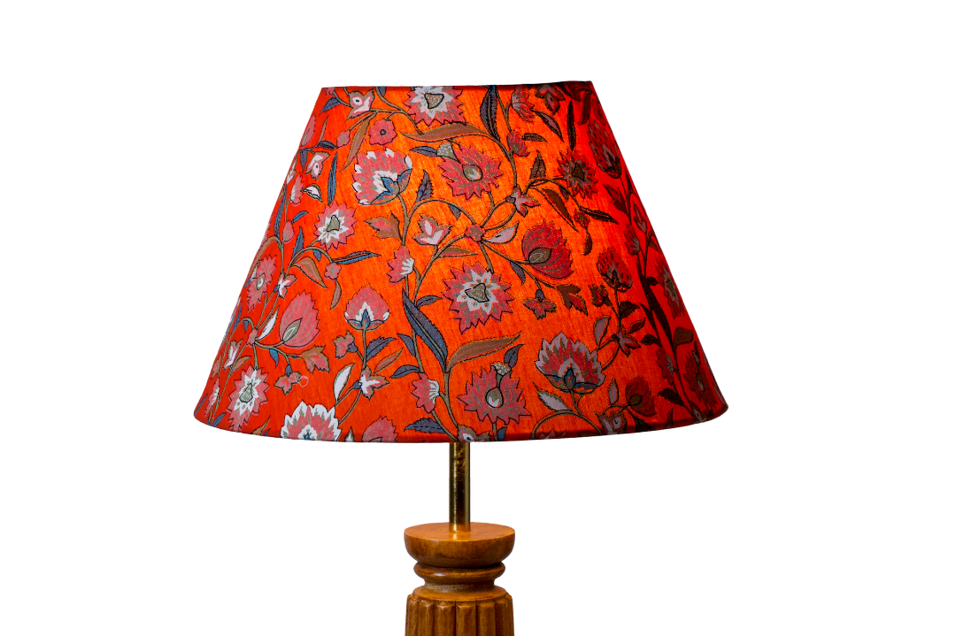 Crimson Floral - Half Empire Plain