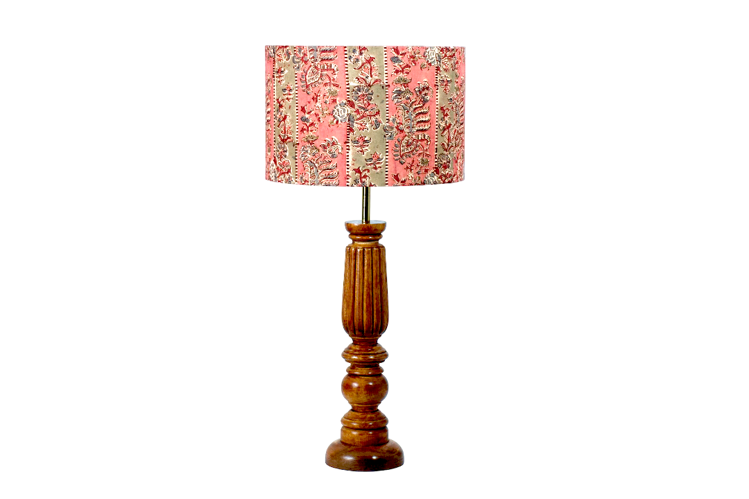 Kalamkari Vertical Rythm- Classical Drum Plain