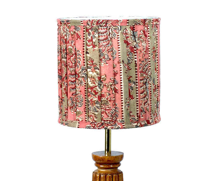 Kalamkari Vertical Rythm - Classical Drum Pleated