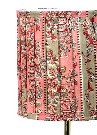 Kalamkari Vertical Rythm - Classical Drum Pleated