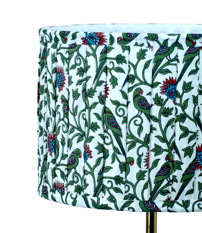 Parrotveil Classic Drum Pleated