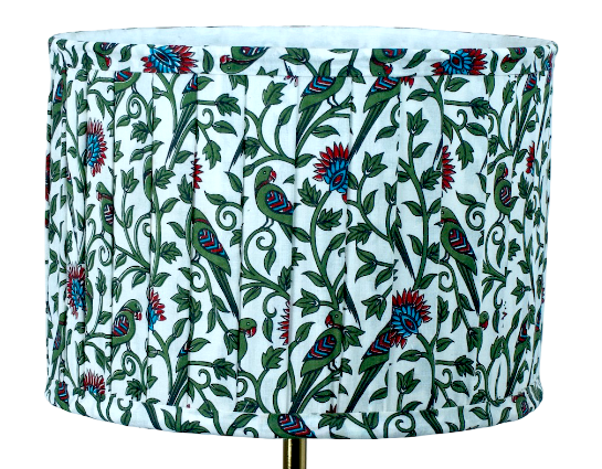 Parrotveil Classic Drum Pleated