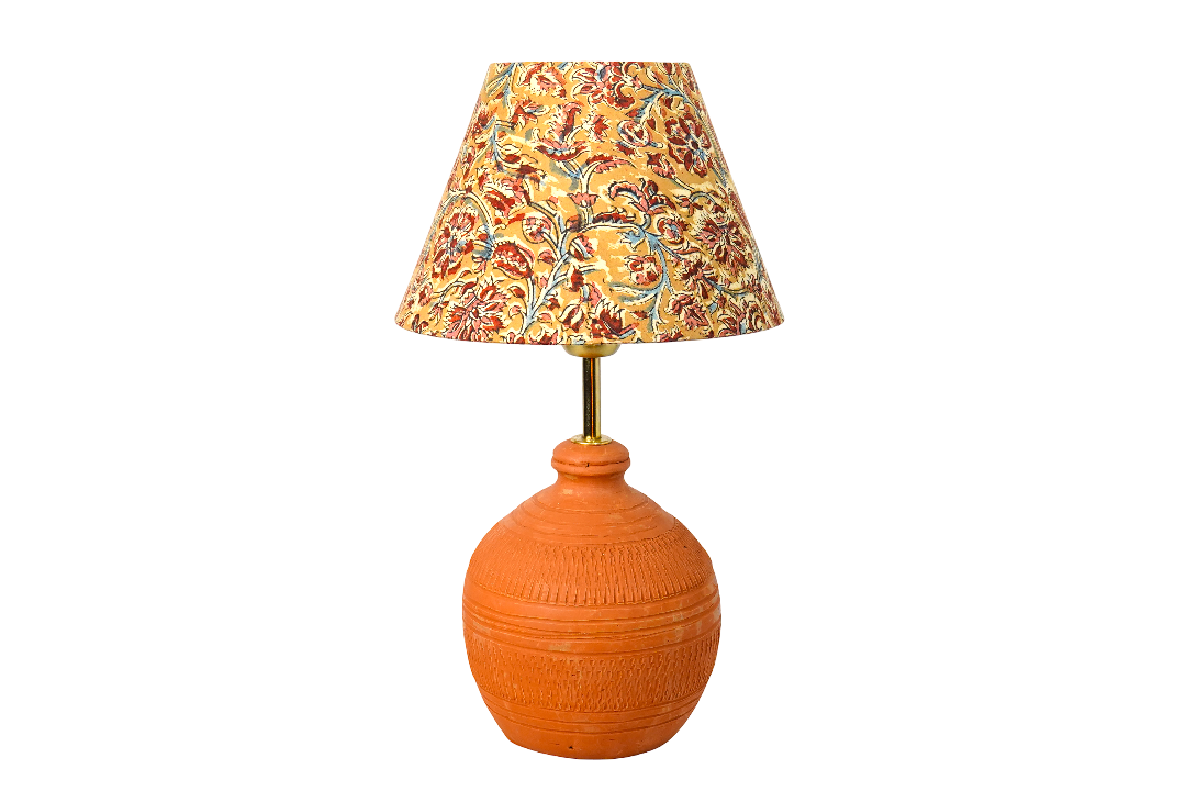 Golden Kalamkari HE & Koora Earth Red Combo