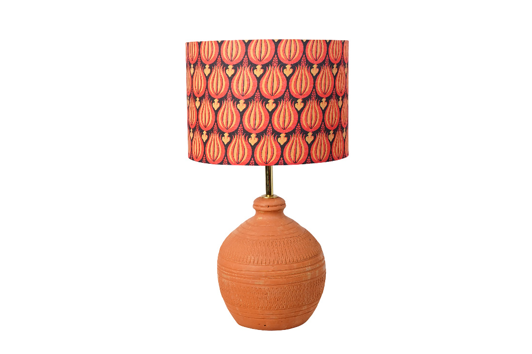 Red Blossom Drum & Koora Earth Red Combo