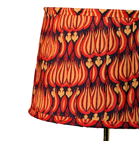 Red Blossom - Straight Empire Pleated