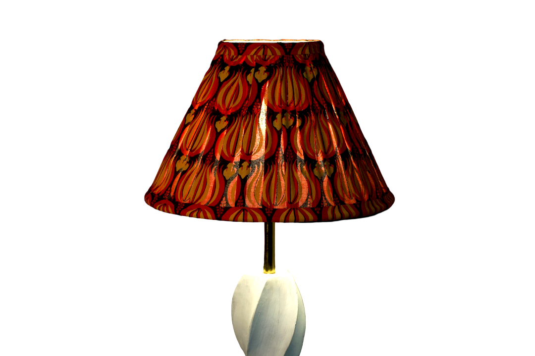 Red Blossom- Half Empire Pleated