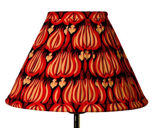 Red Blossom- Half Empire Pleated