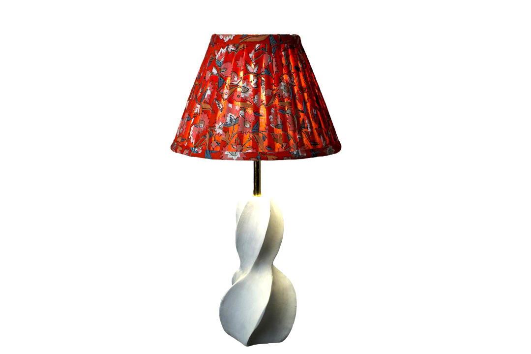 Crimson Floral - Half Empire Pleated