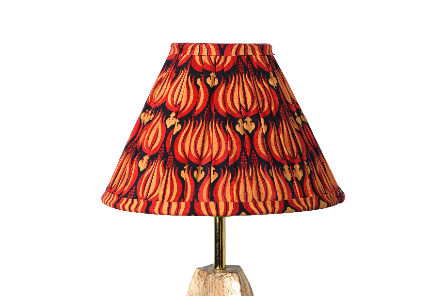 Red Blossom - Coolie Pleated