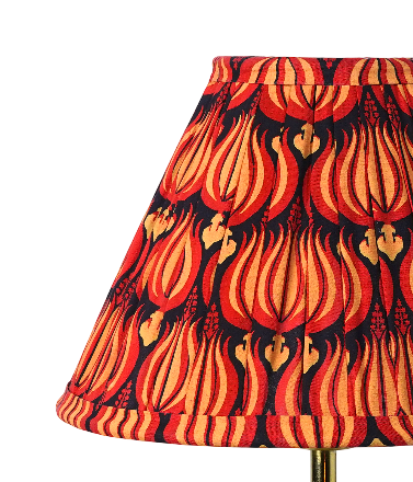 Red Blossom - Coolie Pleated