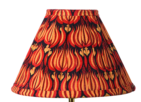 Red Blossom - Coolie Pleated