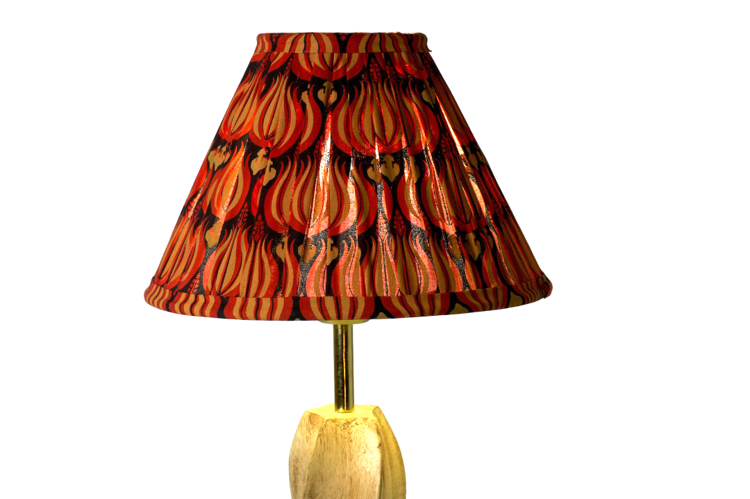 Red Blossom - Coolie Pleated