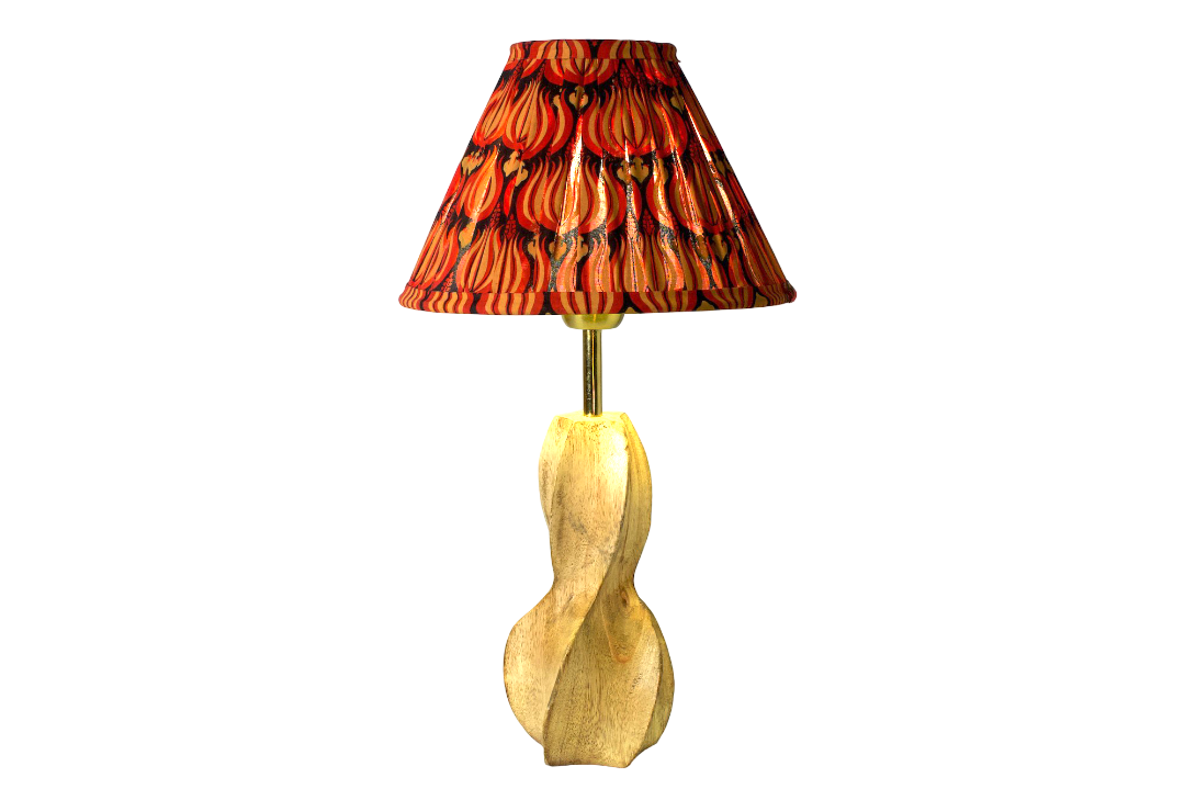 Red Blossom - Coolie Pleated
