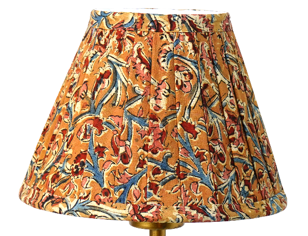 Golden Kalamkari - Half Empire Pleated