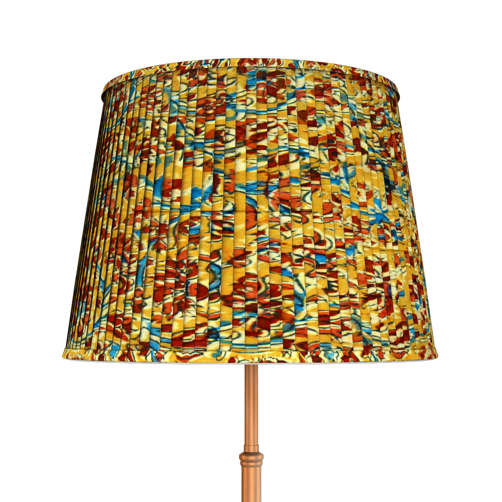 Golden Kalamkari Bloom